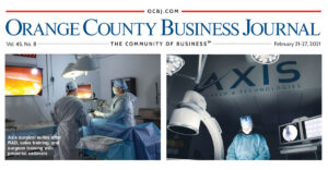 Axis in the Orange County Business Journal