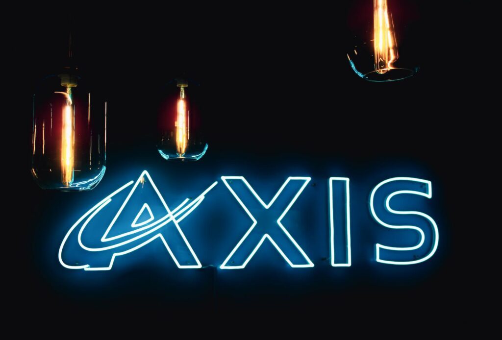 Axis logo light up sign